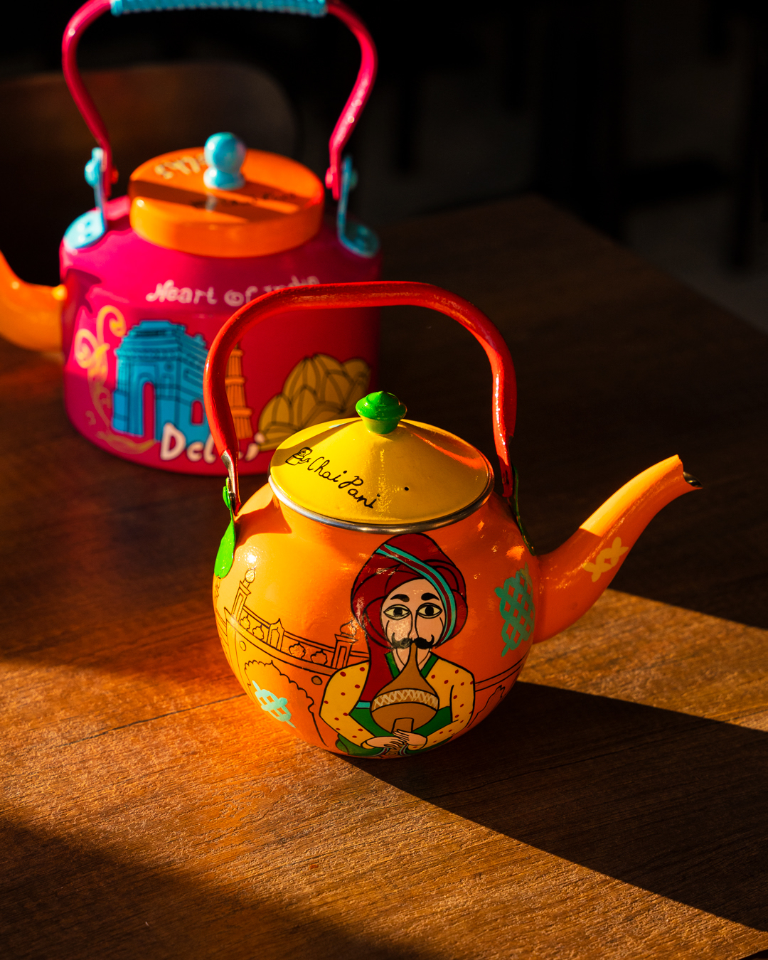 Tradition teapots at Chai Pani in Oakville | Chai Pani in Oakville