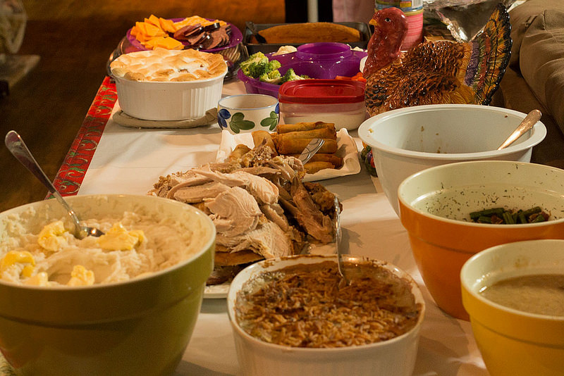 Table filled with food | craig.rohn  -  Foter  -  CC BY-SA