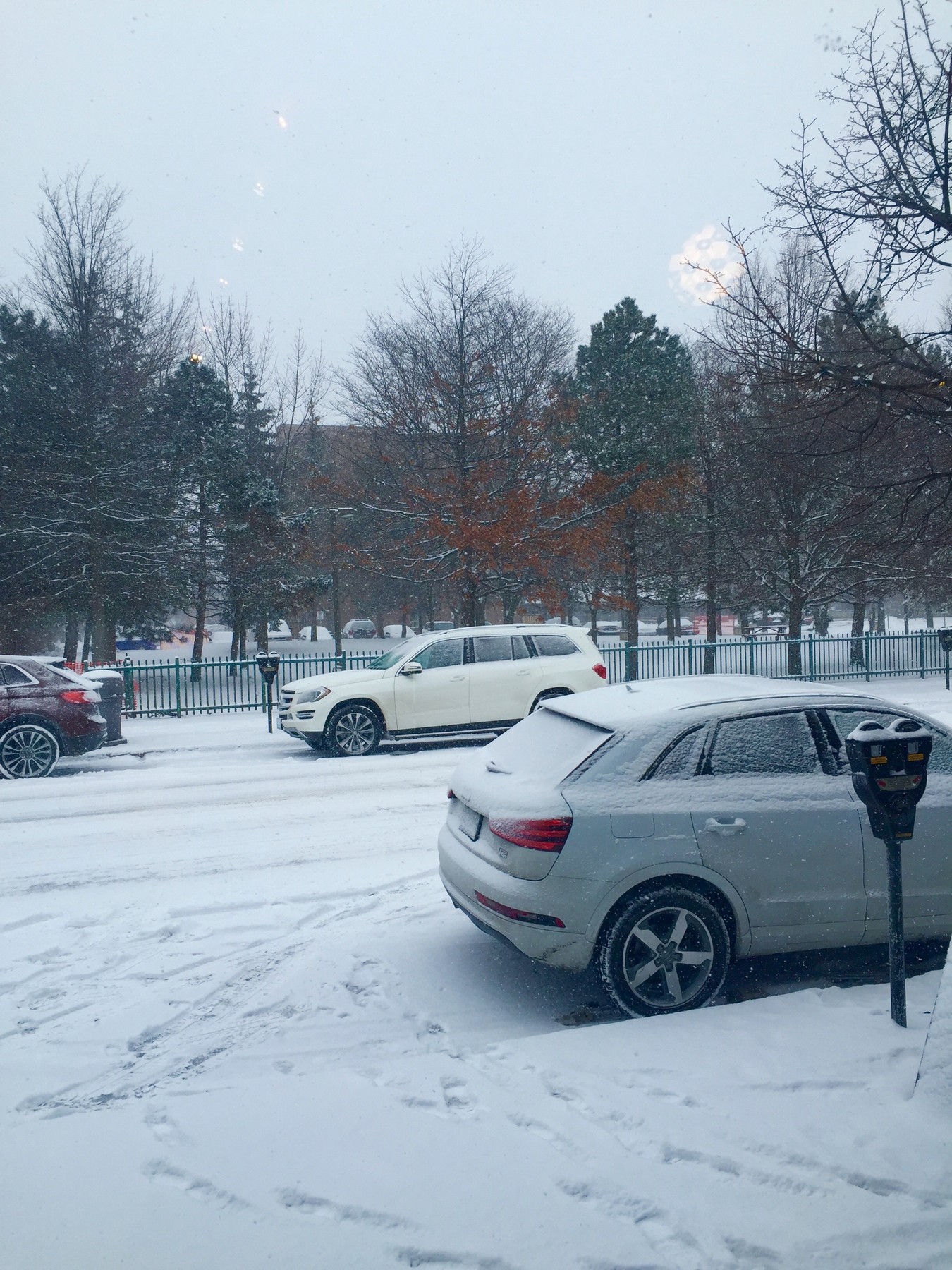 January 25th thru 27th Cars park on snow covered Street | OakvilleNews.Org