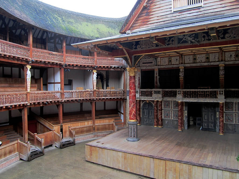 Interior of the Globe Theatre in London | D-Stanley  -  Foter  -  CC BY