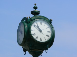 town clock | The Downtown Oakville clock in the square is historical, even though it was presented to the town at the turn of the century. | Oakville News