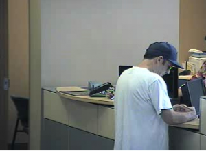 West Oak Trails Bank Robbery |  Suspect of the West Oak Trails Bank Robbery; Photo Credit: HRPS