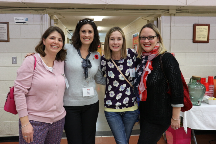 Rebecca Rule, AWCO club president Candice Quinn, Angelle Griffin and Michelle Wyss | AWCO