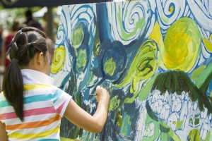 Young Girl Painting | Creative opportunities abound at the Oakville Children