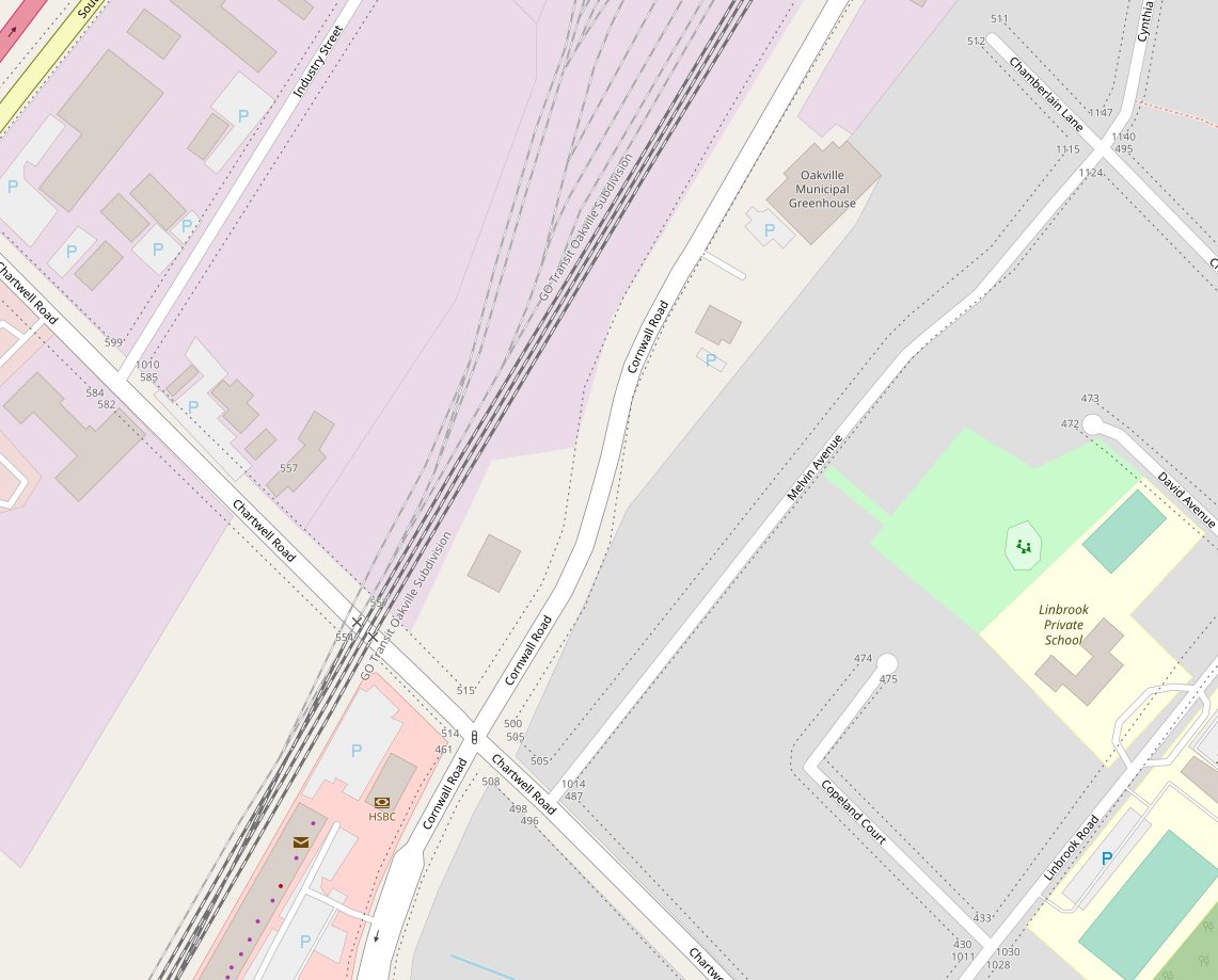 Elderly Woman Attack Melvin Drive in Oakville | © OpenStreetMap contributors CC BY-SA