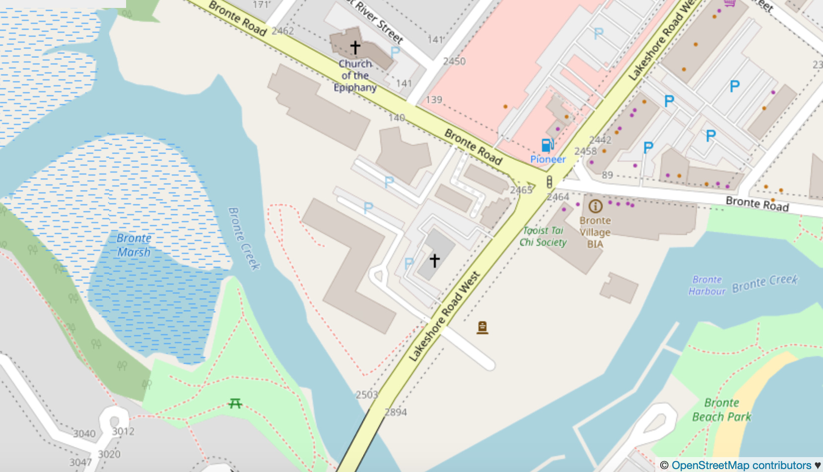 Kidnapping of Toronto Man February 2 2020 | © OpenStreetMap contributors CC BY-SA