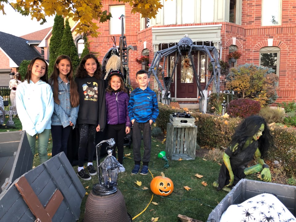 2093 Oak Springs Road with local kids - Halloween