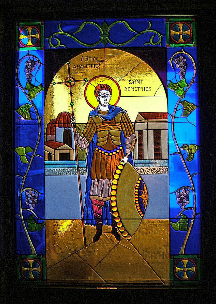 Stained Glass St. Demetrios of Thessaloniki | Tony Fischer Photography  -  Foter  -  CC BY 2.0