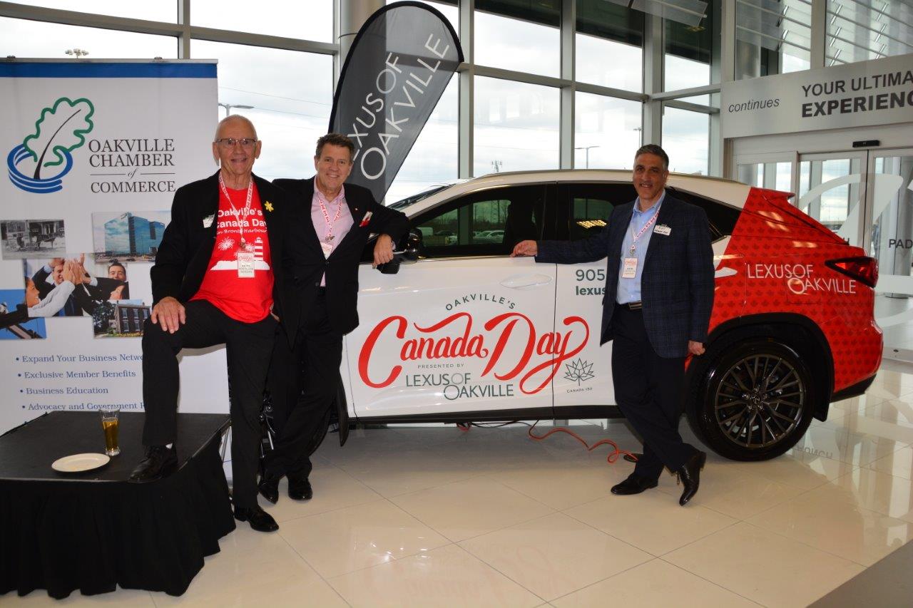 Lexus of Oakville Dealership with Canada Day Car | Janet Bedford
