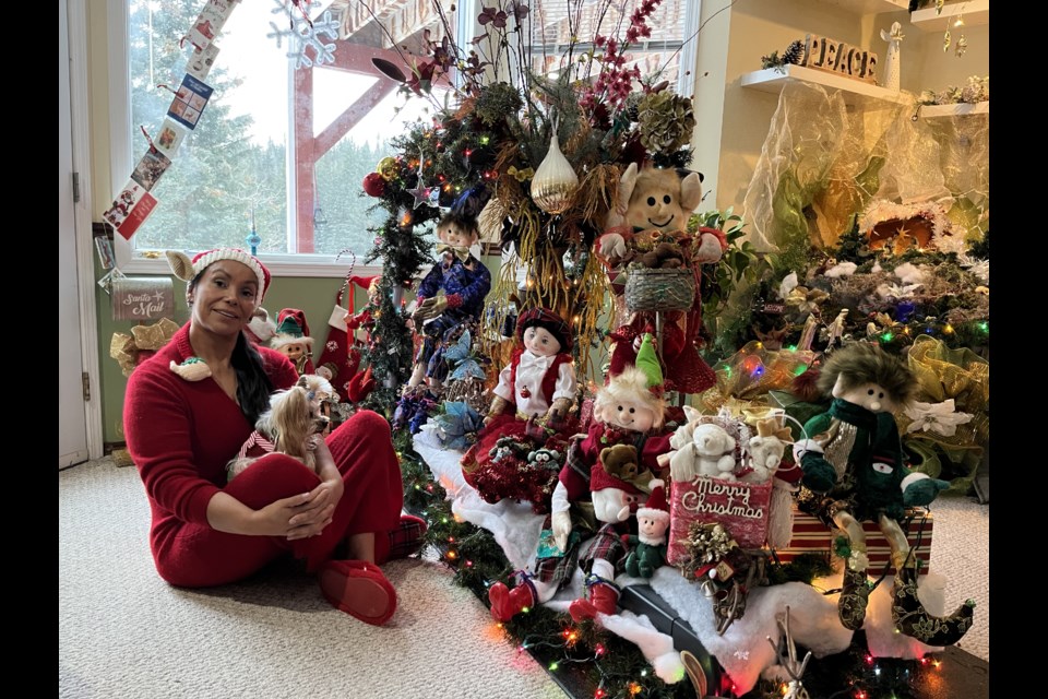 Rocio Prieto spends the entire month of November decorating her home south of Priddis for the Christmas season. This basement display is the most recent addition to a massive collection of holiday decorations. 
