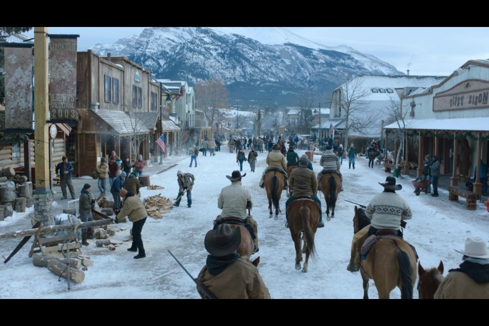Canmore's Main Street played the main drag of Jackson, Wyoming, in Episode 6 of HBO's 'The Last of Us', turned into a fortress commune by survivors.