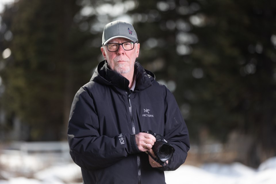 Still photographer Chris Large has been a part of Alberta's film industry as far back as the original Superman movies, when he worked in sound. Over the decades he has been a Calgary Police officer and unit stills photographer on over 100 TV and film productions.