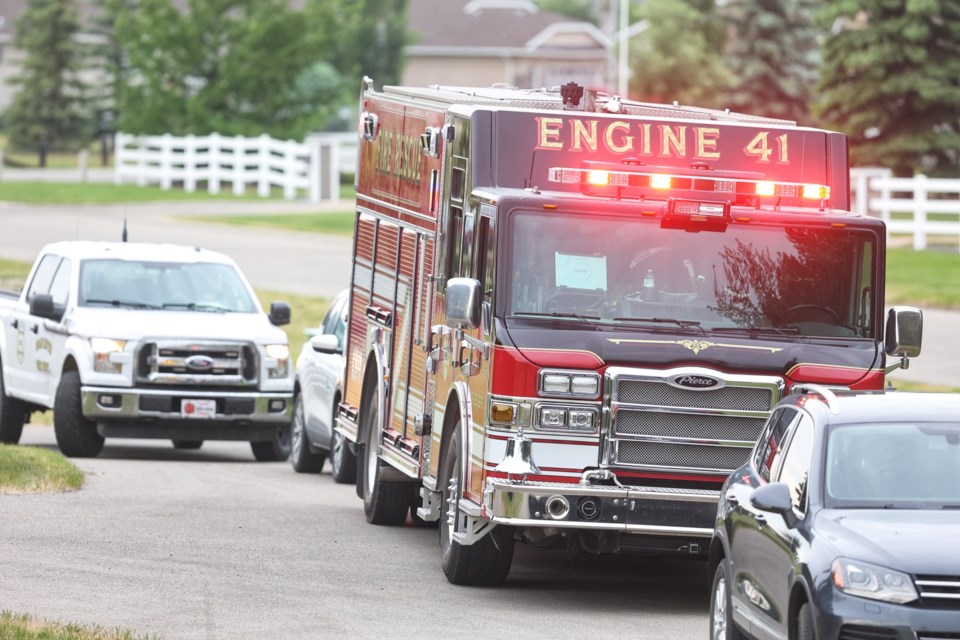 The High River Fire Dept., along with police and EMS, were able to rescue two people who became trapped on the Highwood River on June 16.