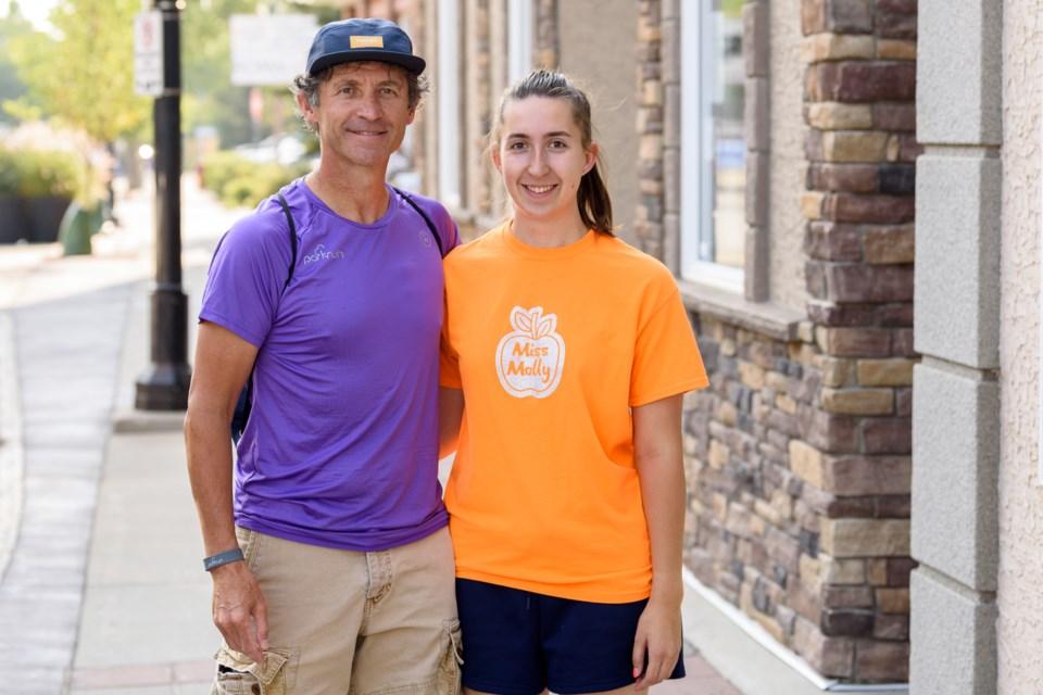 David Alexander and his daughter Molly launched the Sheep River parkrun in September. 