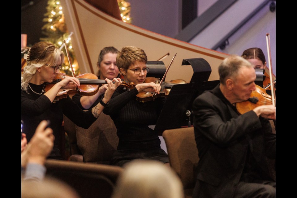 The Foothills Philharmonic Orchestra and Chorus perform the Bach Christmas Oratorio at the Okotoks Alliance Church on Dec. 16.