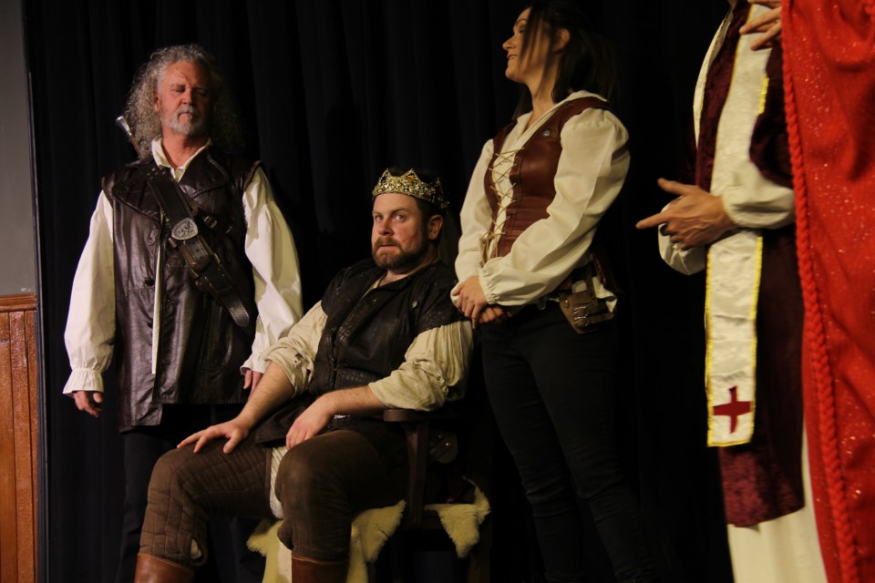 The Dewdney Players during their production of Henry V on Jan. 20.