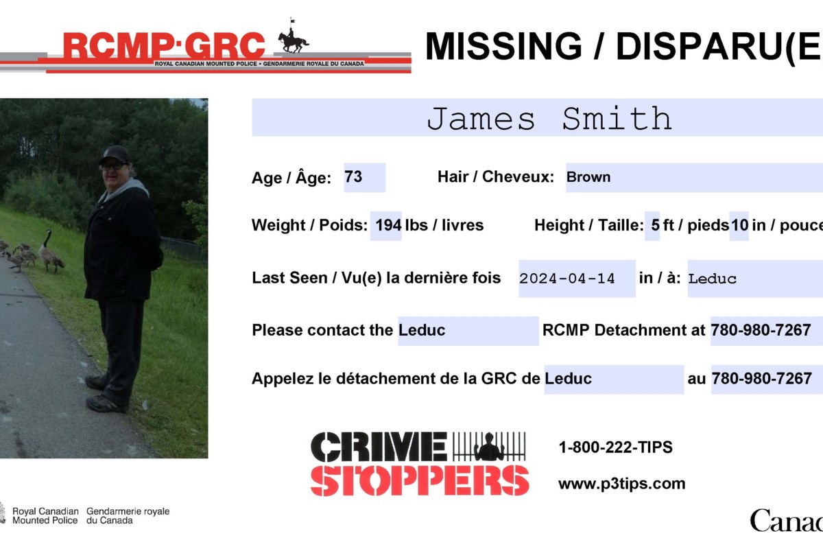 Missing Leduc man may be headed to High River: RCMP