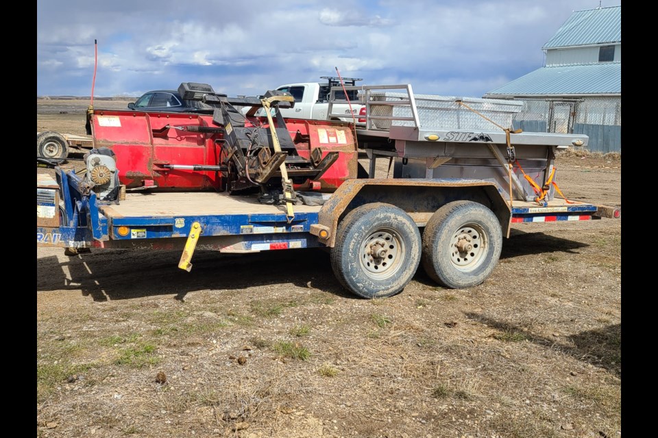 Stolen property recovered by Vulcan RCMP following an investigation this month in Vulcan County. An Okotoks man is facing numerous charges following the investigation.