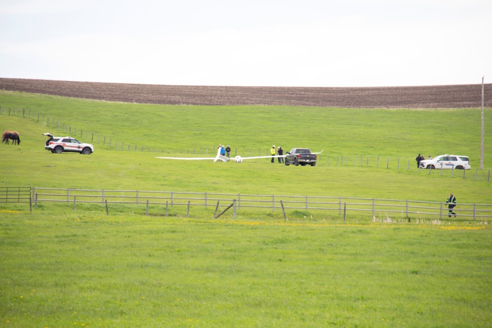 Diamond Valley Fire Rescue responded to a glider crash that left one dead on May 29.
