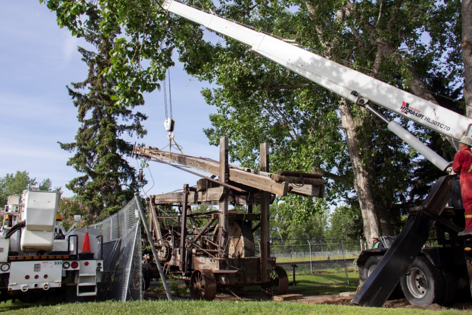 okotoks-historic-rig-removal-1