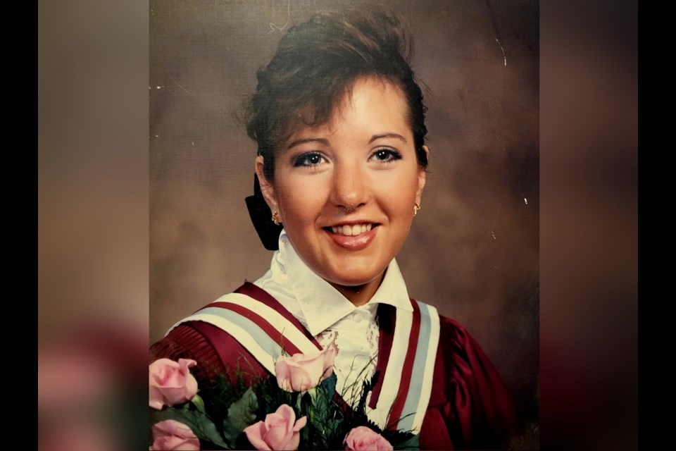 Teresa Cole was part of the first Grade 12 grad class at the Foothills Composite High School in Okotoks in 1985.