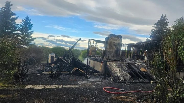GoFundMe started after family displaced by fire near Okotoks