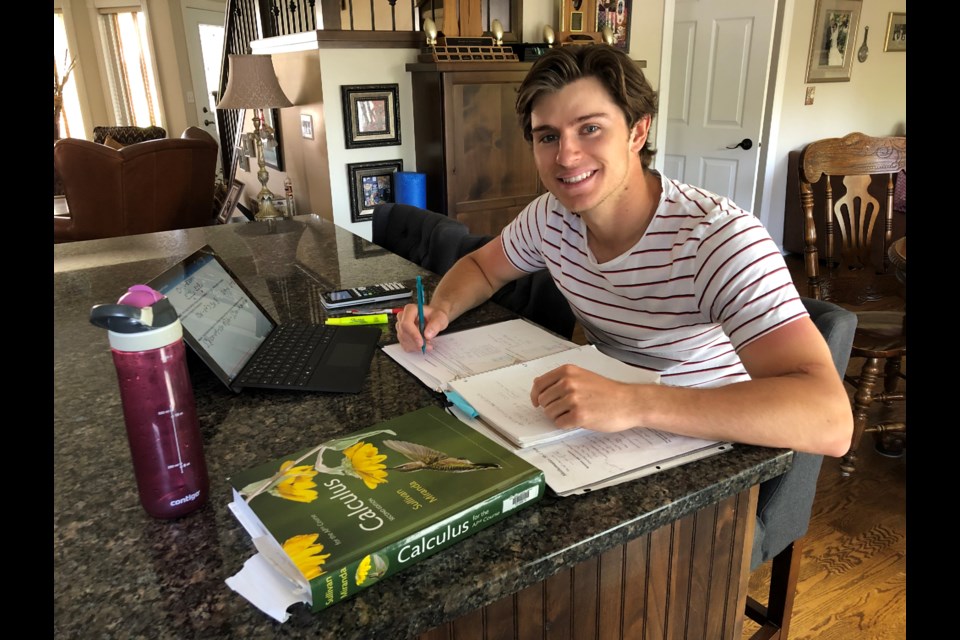 Holy Trinity Academy graduand Ben Leggett has received a University of Calgary Seymour Schulich Academic Excellence scholarship for engineering. (Photo submitted)