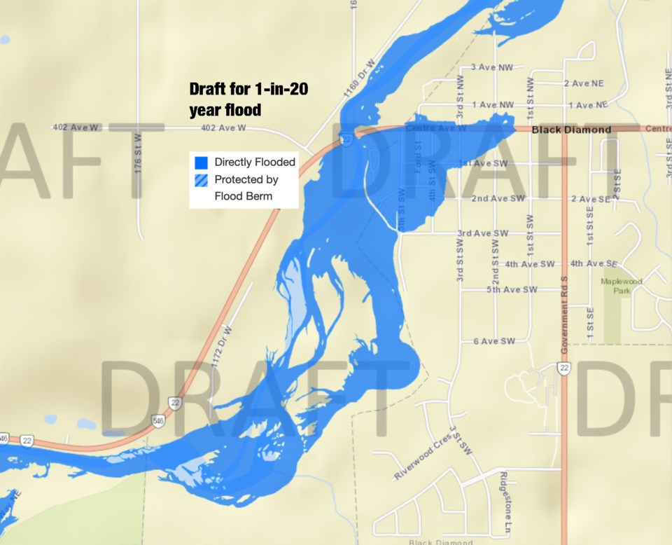Alberta Flood Plain Map Black Diamond Expresses Concern Over New Flood Mapping - Okotokstoday.ca