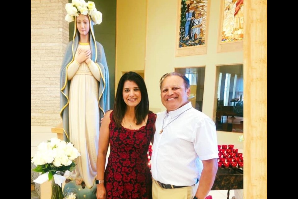 Andrea and Terry Siqueira in August 2020. The couple is celebrating 29 years of marriage this year. (Photo submitted) 
