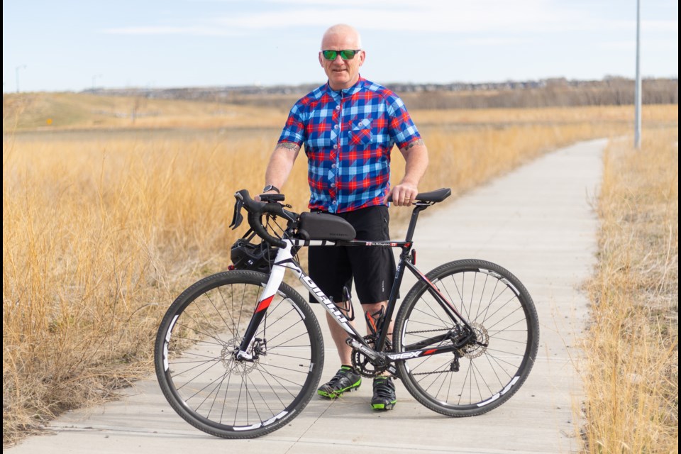 Ian McCaughtrie, a Calgary Police Officer and former British Royal Air Force member, is taking part in the Dambusters Ride on May 15. The 100km long bike ride is being held around the world to commemorate the 100th birthday of George Johnson, the last surviving member of the Dambusters, an RAF squadron that carried out a key bombing campaign in 1943 to destroy dams and infrastructure in the Ruhr Valley. Through the ride, McCaughtrie is raising money for the RAF Benevolent Fund, Wounded Warriors, and the Bomber Command Museum, where he volunteers as a director.