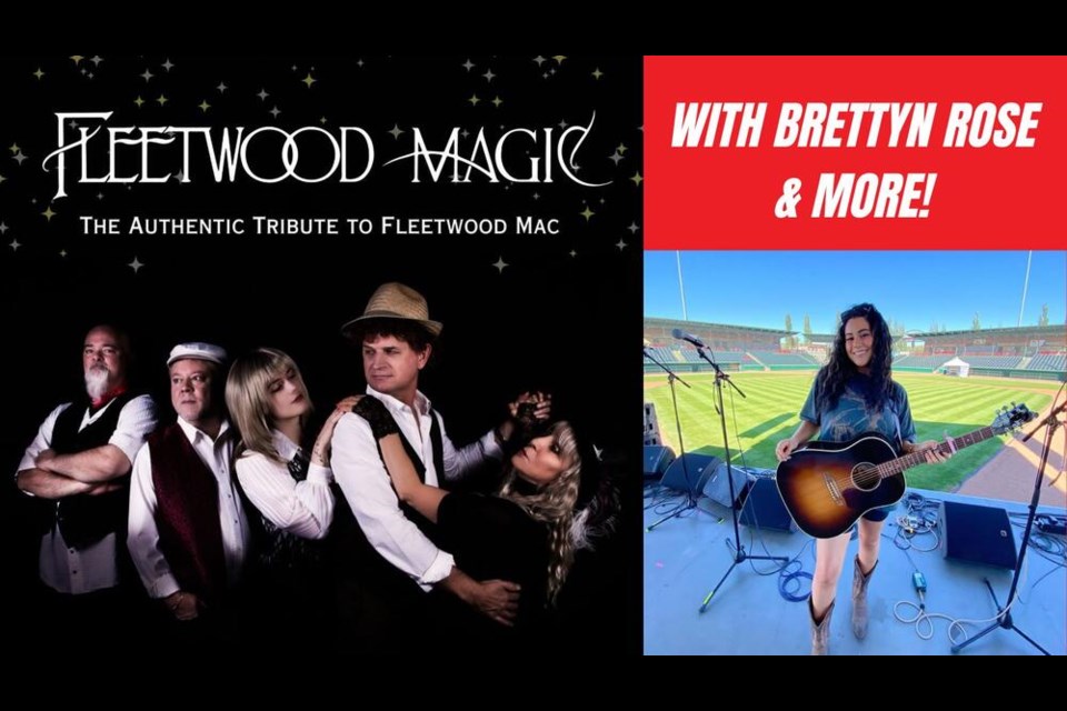 Fleetwood Magic and Brettyn Rose take to the stage at Seaman Stadium on Saturday. Aug. 23. 