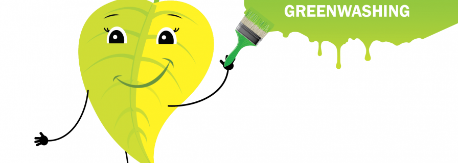 Green Living Leaf Mascot - greenwashing