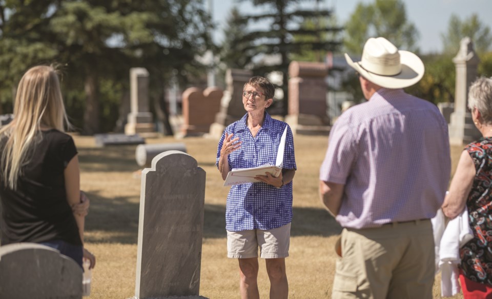 Karen Peters cemetery tour