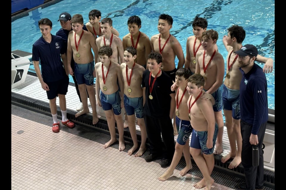 The Prairie Dolphins teamed up with the Edmonton Riptides to win gold in the U14 boys division at the Water Polo Alberta Winter Provincials. 