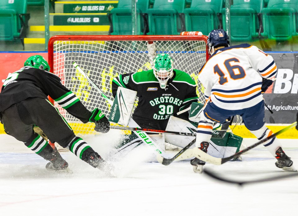 Okotoks Bow Mark Oilers goalie named to WHL Cup roster Okotoks