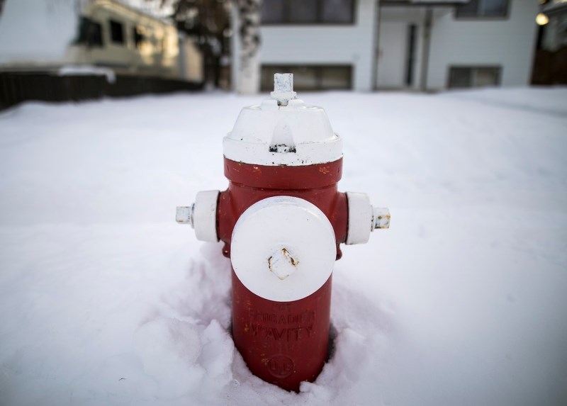 Snow build up around fire hydrants is proving to be a concern to the Okotoks Fire Department.