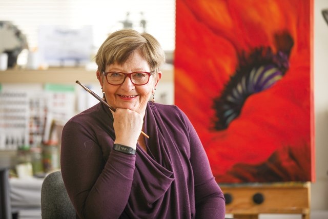 Okotoks artist Marg Smith, co-founder of Art with Heart, is hosting another art sale event in support of the Foothills Country Hospice Society on April 6 at the DeWinton