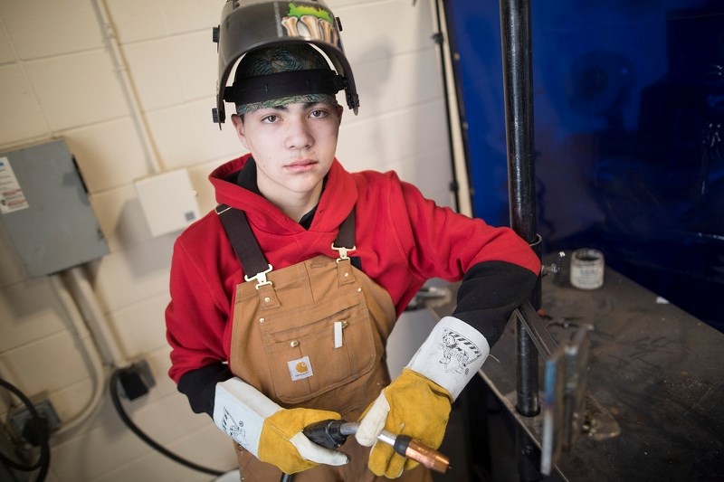 Kieran Slapman, who has Asperger syndrome, made the Foothills Composite High School&#8217;s welding team which competed at the Calgary Regional Skills competition at SAIT