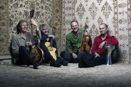 Innovative world music act Sultans of String will be performing at the Rotary Performing Arts Centre on Jan. 19. From Left; Drew Birston, Kevin Laliberte, Kris McKhool and