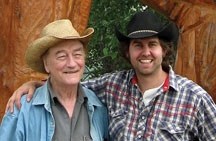 Tim Hus (right) is putting on a Stompin&#8217; Tom Connors (left) 75th birthday tribute show Friday, Feb. 4 at 8 p.m. at The Stop in Black Diamond. Hus has forged a