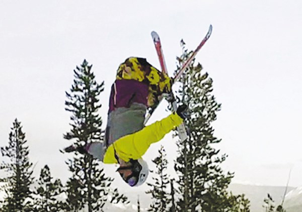 Davis Clement won the gold medal in the U-14 dual moguls national championships at Marmot Basin in Jasper in March