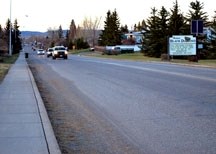 The provincial government is planing a number of upgrades to Highway 22 this year including this stretch in Black Diamond.