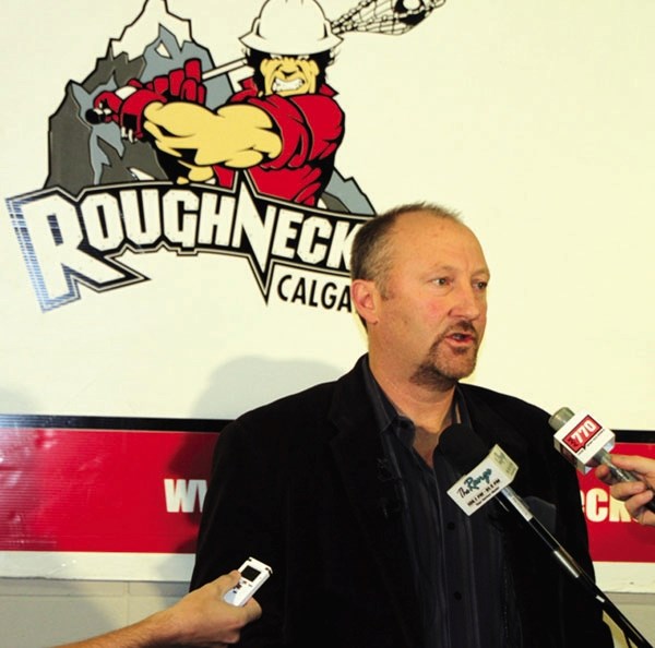Okotoks&#8217; Brad Banister announced on Tuesday, June 14 he sold the National Lacrosse League&#8217;s Calgary Roughnecks to the Calgary Flames.