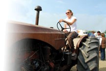 A vintage agricultural ride rolls its way into the 2010 Priddis and Millarville Fair. The many family friendly activities and competitions that comprise the popular event