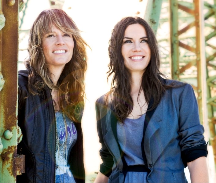 Fresh from their European tour, Madison Violet members Brenley MacEachern (left) and Lisa MacIsaac will perform music from their new album &#8220;The Good in Goodbye&#8221;