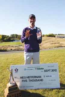 Wes Heffernan of Calgary won his fifth Alberta Open Sept. 13 at Carnmoney Golf and Country Club.