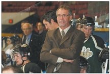 Garry VanHereweghe, here behind the bench for the Okotoks Oilers in 2009, is now the director of player personnel for the Lloydminster Bandits.
