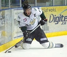 Okotoks Oiler Greg Lamoureux is one of several former Calgary Midget AAA Buffaloes on the Junior A roster this season.