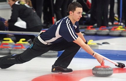 Okotoks&#8217; Taylor Ardiel, the second for the Scott Smith rink, has helped the foursome to the top of the standings on the Alberta Junior Curling Tour.