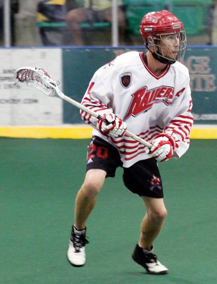 Okotokian Mitch Banister is one of seven former members of the Okotoks Jr. Raiders to earn invites to professional lacrosse team training camps.